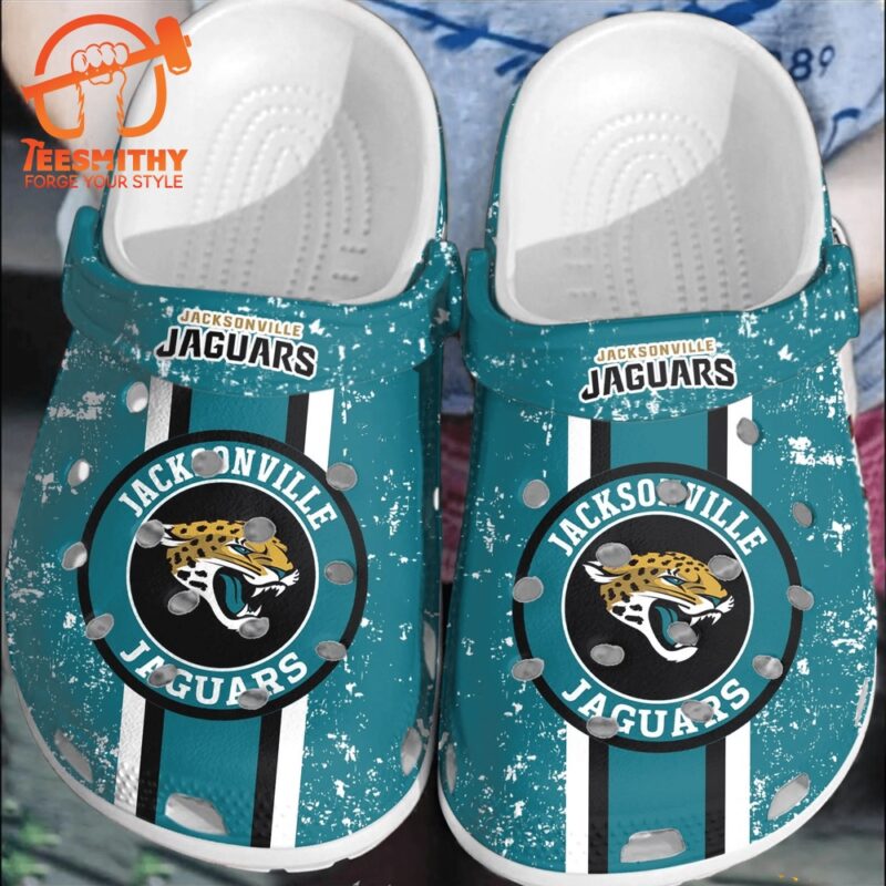 NFL Jacksonville Jaguars Football Clogs Shoes Comfortable Crocband Crocs