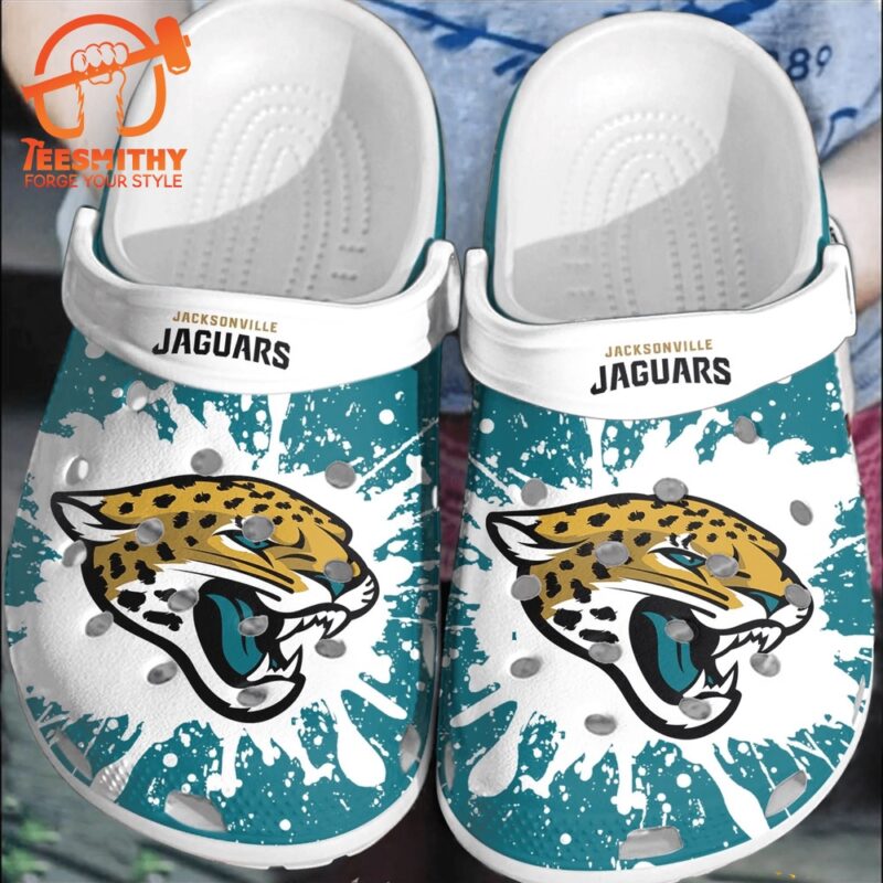 NFL Jacksonville Jaguars Football Clogs Shoes Comfortable
