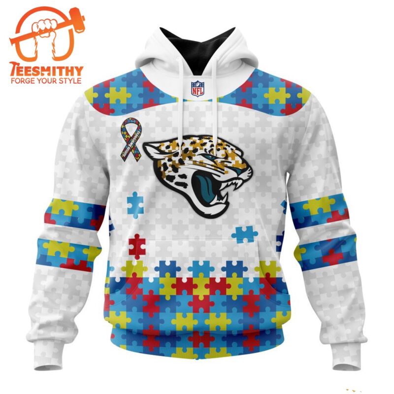 NFL Jacksonville Jaguars Special Autism Awareness Custom Hoodie