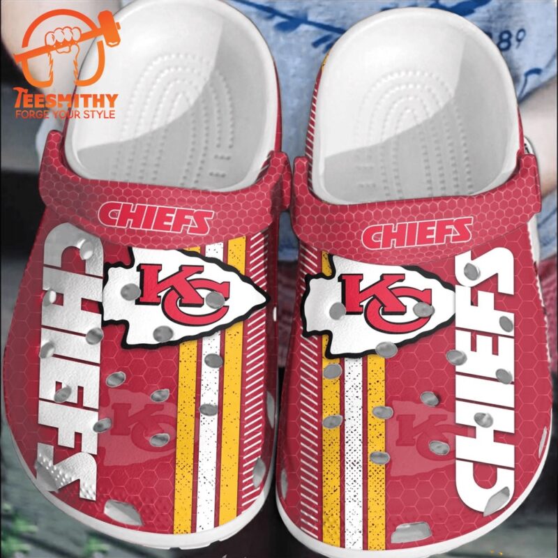 NFL Kansas City Chiefs Football Comfortable Shoes Clogs