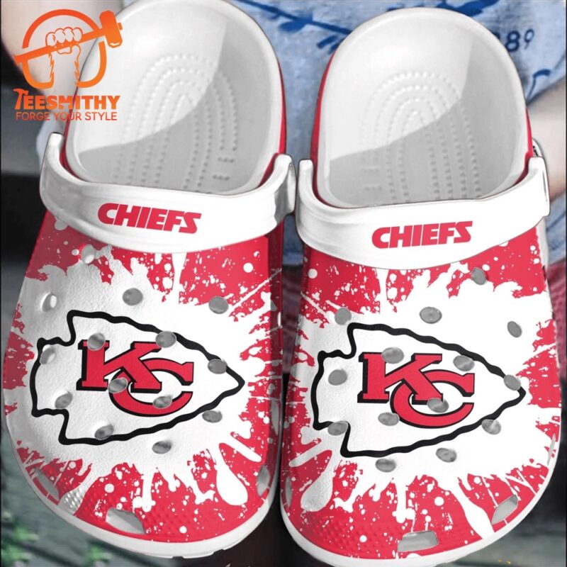 NFL Kansas City Chiefs Football ClogsBand Shoes Clogs