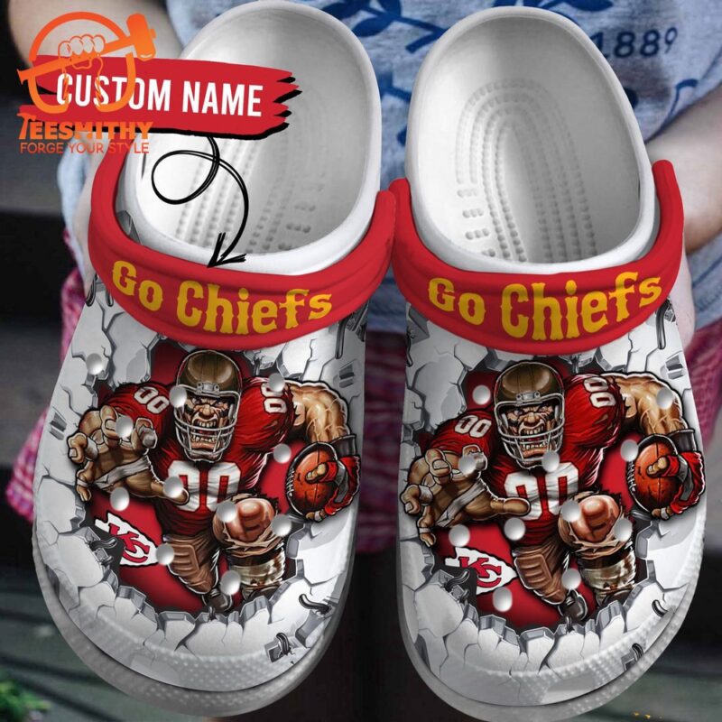 NFL Kansas City Chiefs Mahomes Sport Crocs Clogs Shoes