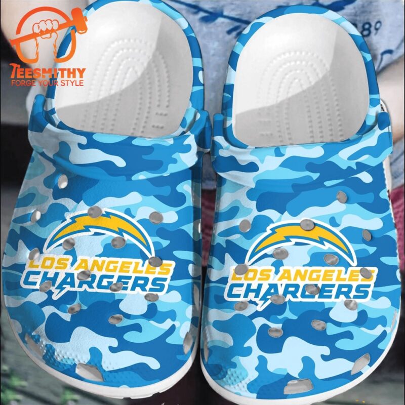 NFL Los Angeles Chargers Football Comfortable Crocband Clogs Shoes