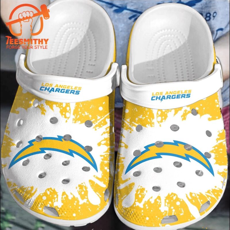 NFL Los Angeles Chargers Football ClogsBand Shoes Clogs