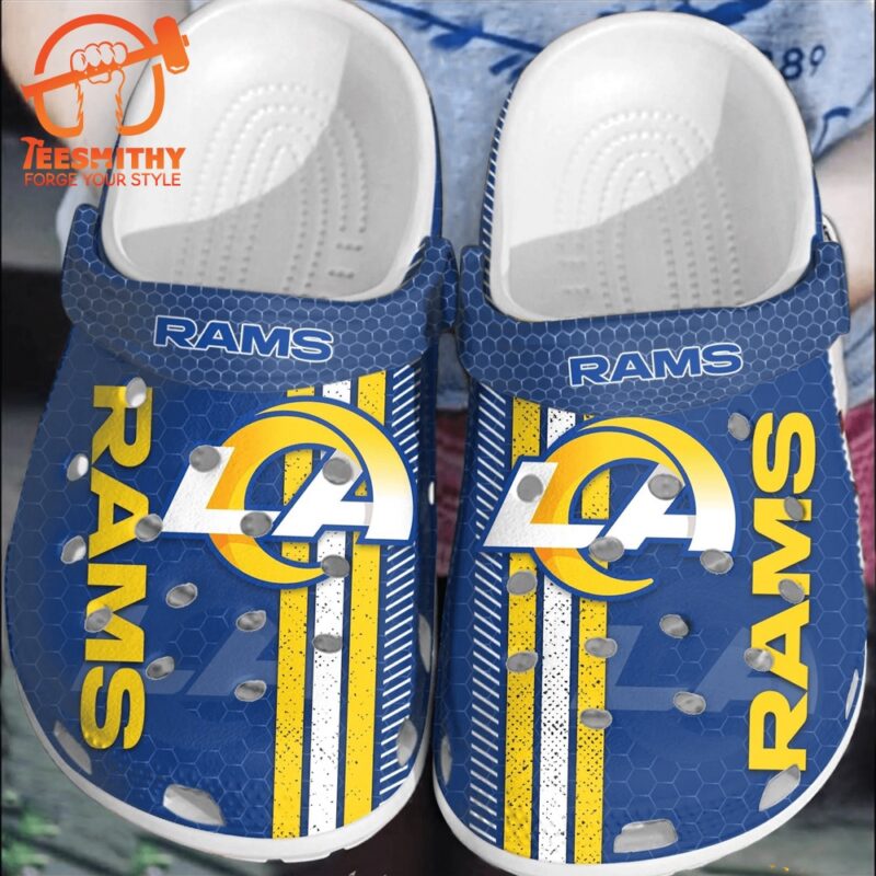 NFL Los Angeles Rams Football Clogs Comfortable Crocband Shoes