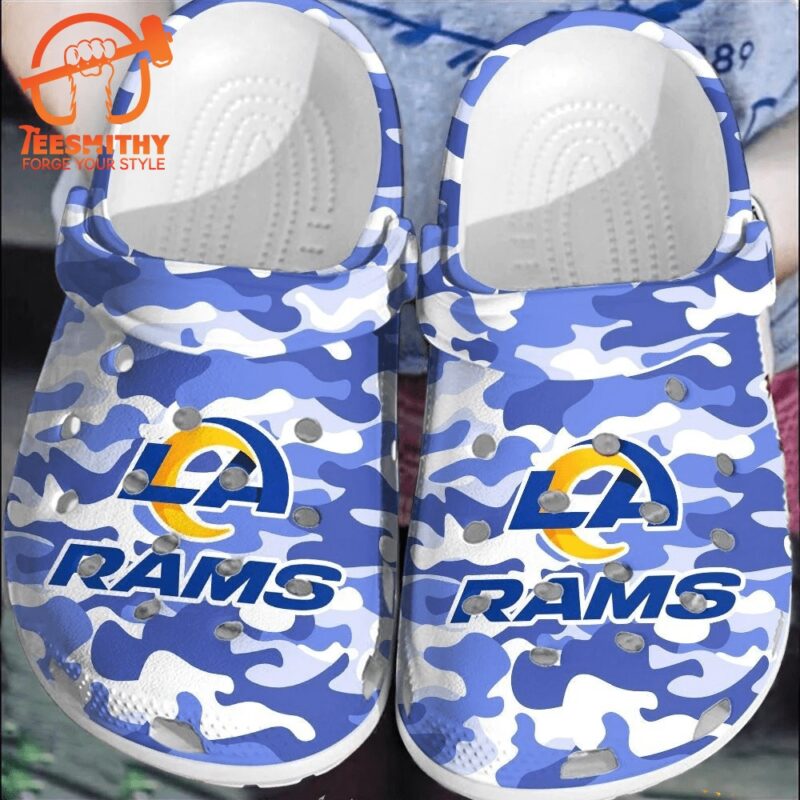 NFL Los Angeles Rams Football Clogs Comfortable Shoes Crocband