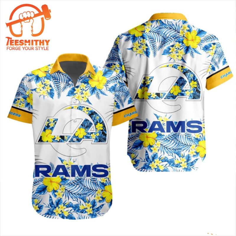 NFL Los Angeles Rams Special Floral Tropical Hawaiian Shirt