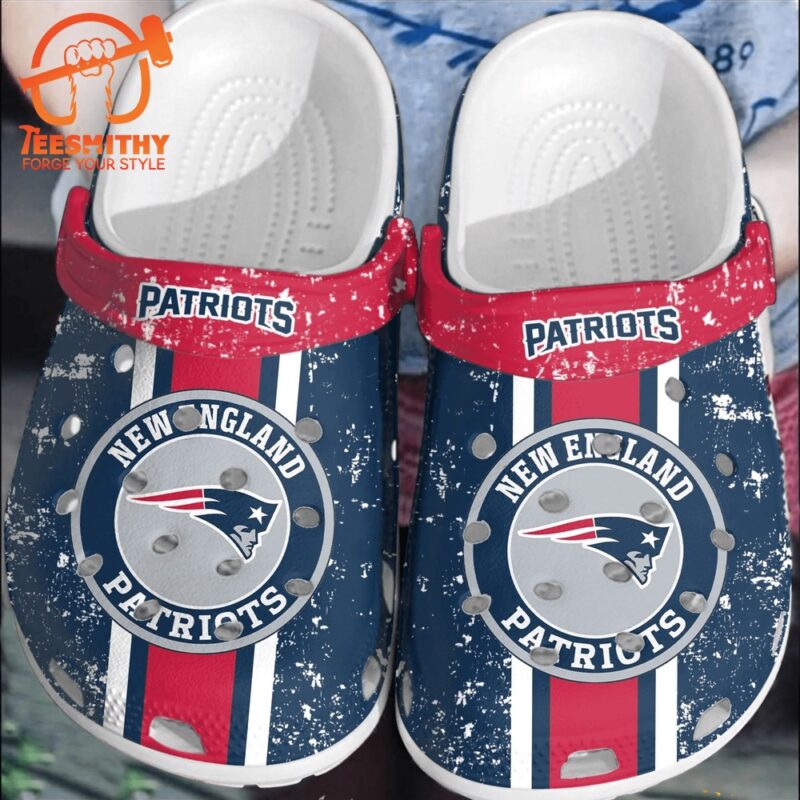 NFL New England Patriots Football Clog Shoes