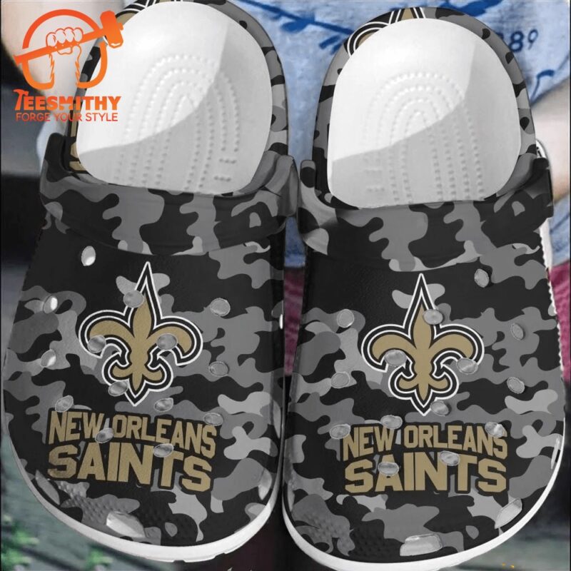 NFL New Orleans Saints Sport Football ClogsBand Shoes