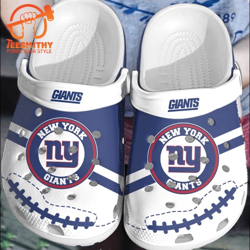 NFL New York Giants Logo Football Team Clogs