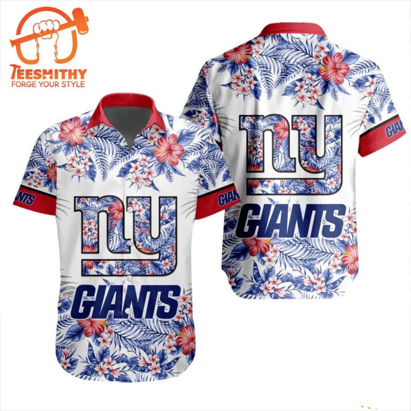 NFL New York Giants Special Floral Tropical Hawaiian Shirt