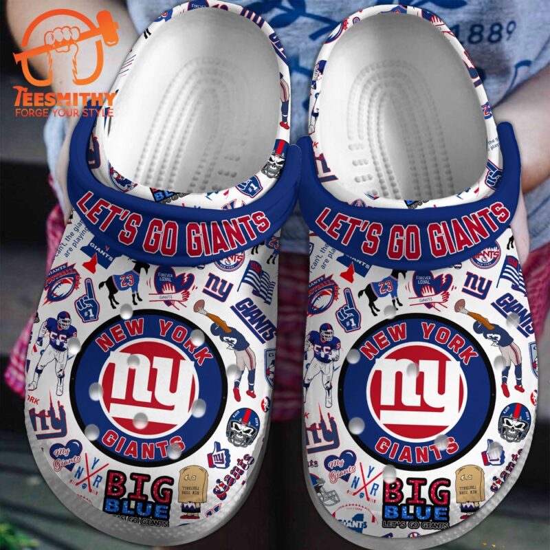 NFL New York Giants Sport Clogs Shoes