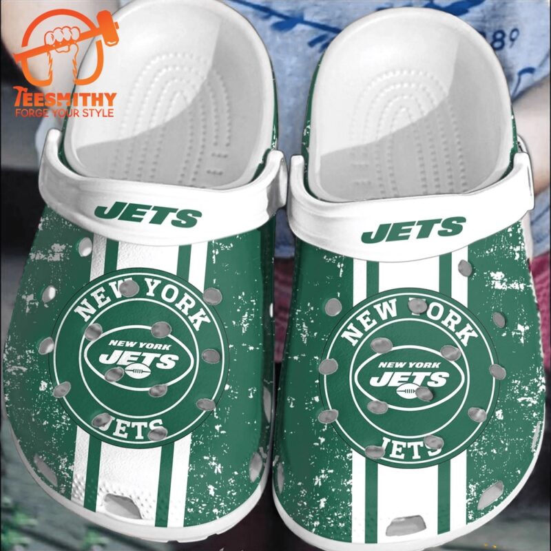 NFL New York Jets Football Comfortable Clogs Shoes