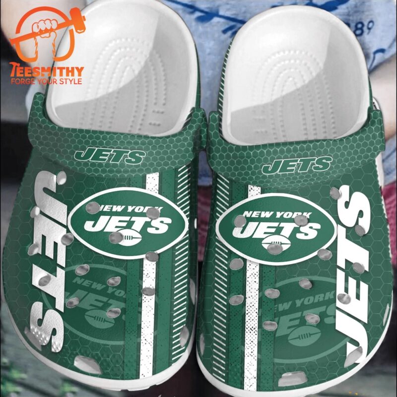 NFL New York Jets Football Comfortable Shoes Clogs
