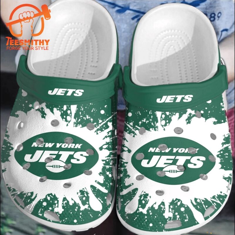 NFL New York Jets Football ClogsBand Shoes Comfortable Clogs