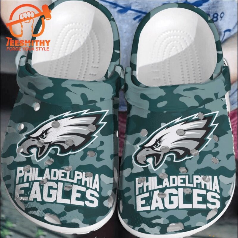 NFL Philadelphia Eagles Football Comfortable Shoes Clogs