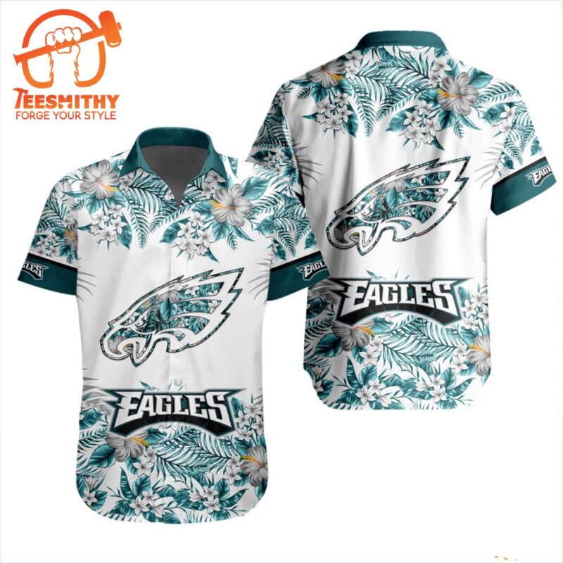 NFL Philadelphia Eagles Special Floral Tropical Hawaiian Shirt