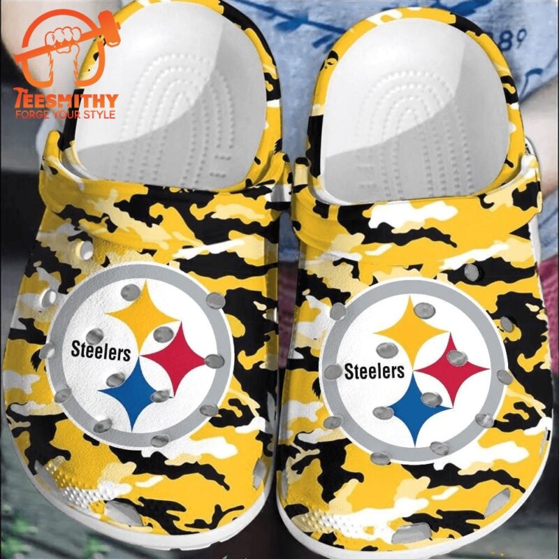 NFL Pittsburgh Steelers Football Comfortable Shoes Clogs