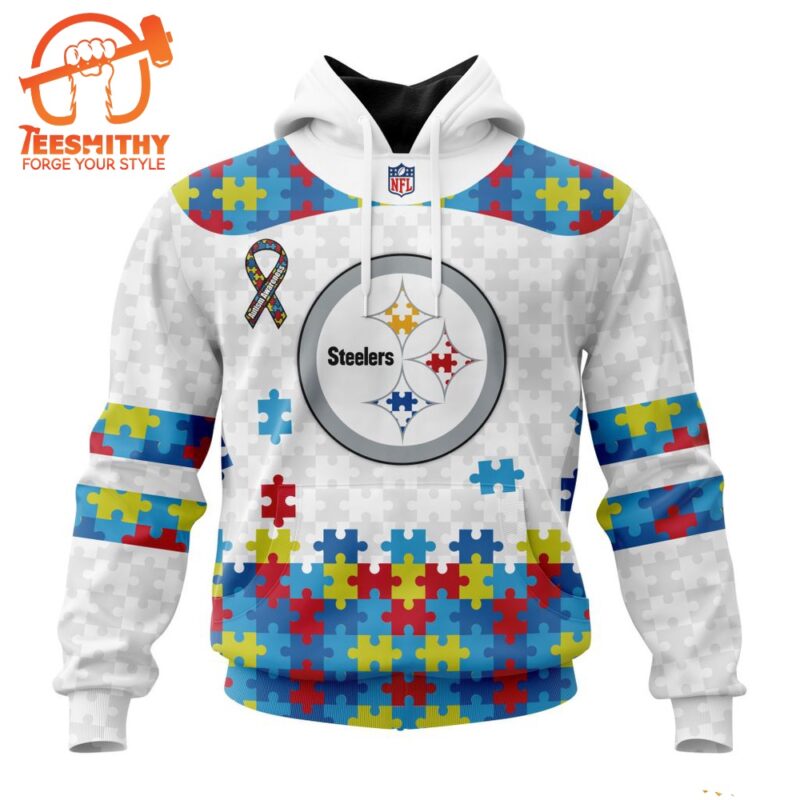 NFL Pittsburgh Steelers Special Autism Awareness Custom Hoodie