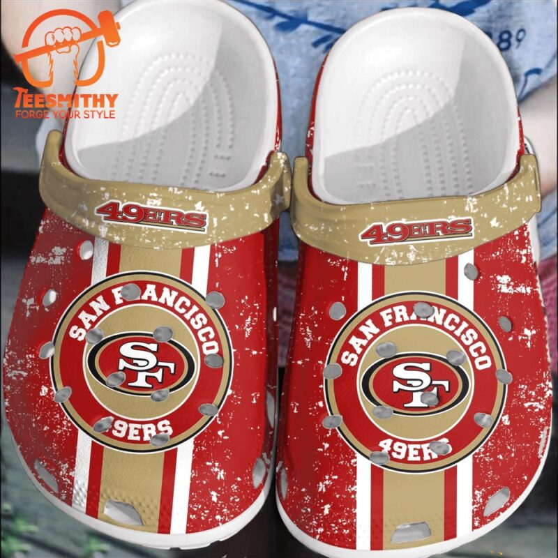 NFL San Francisco 49ersCrocband Clogs Comfortable Shoes