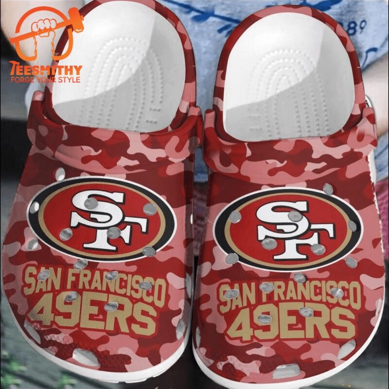 NFL San Francisco 49ersCrocband Comfortable Clogs Shoes