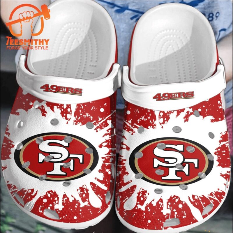 NFL San Francisco 49ers Football Clogs Shoes