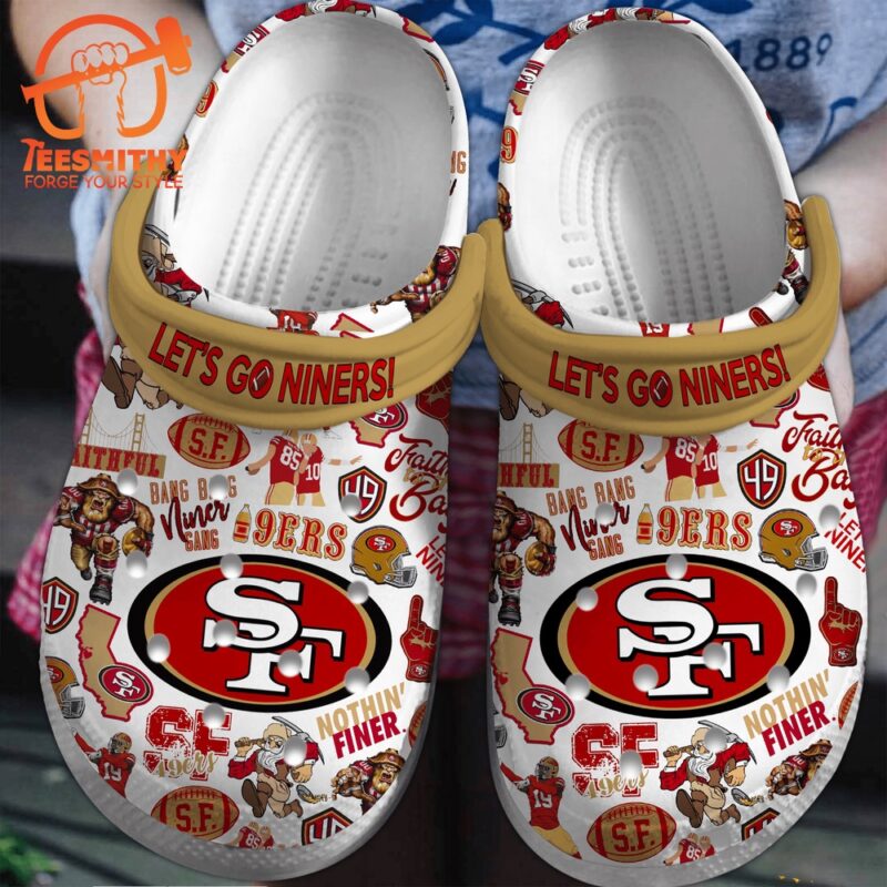NFL San Francisco 49ers Sport Clogs Shoes