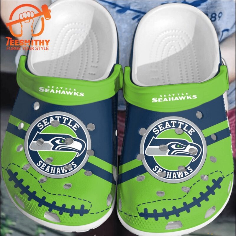 NFL Seattle SeahawksCrocband Comfortable Shoes Clogs