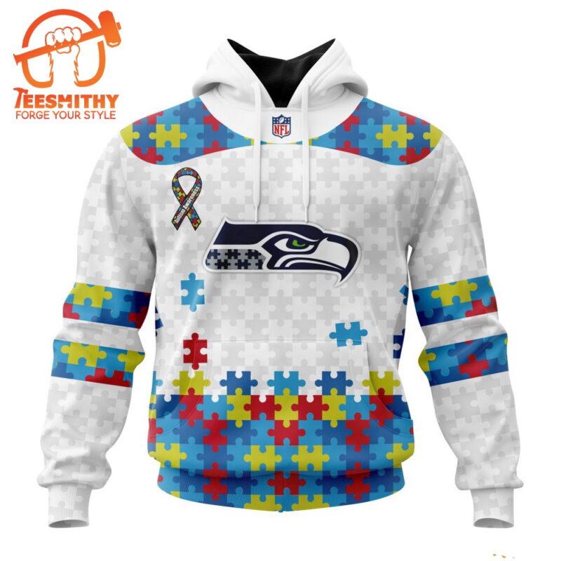 NFL Seattle Seahawks Special Autism Awareness Custom Hoodie