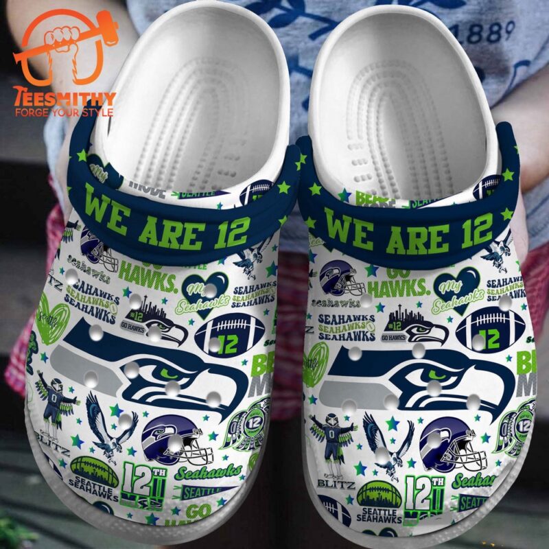 NFL Seattle Seahawks Sport Clogs Shoes