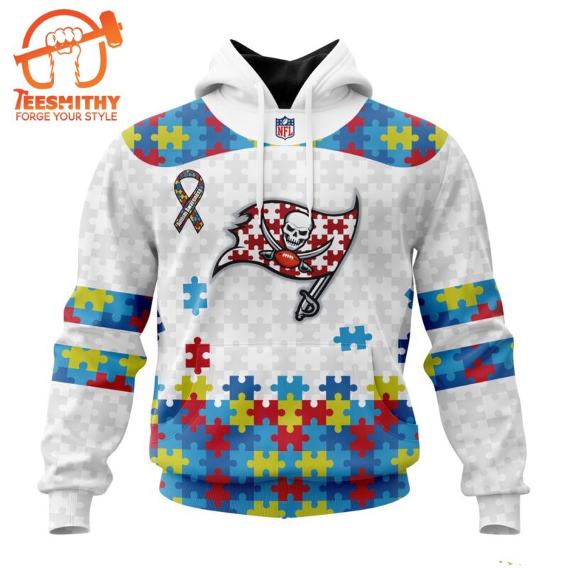 NFL Tampa Bay Buccaneers Special Autism Awareness Custom Hoodie