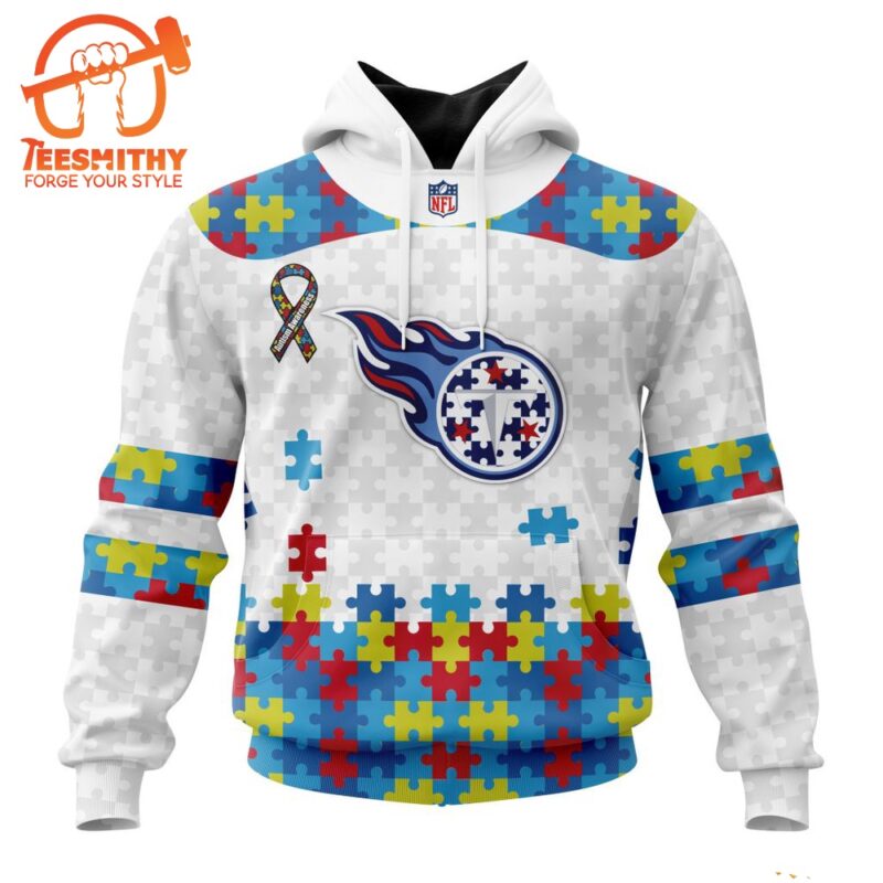 NFL Tennessee Titans Special Autism Awareness Custom Hoodie