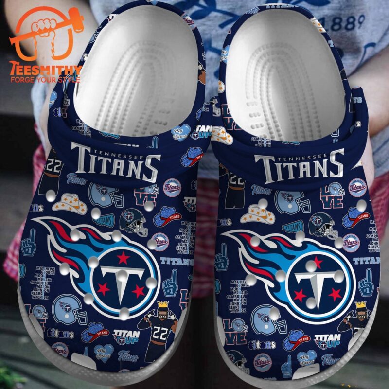 NFL Tennessee Titans Sport Clogs Shoes