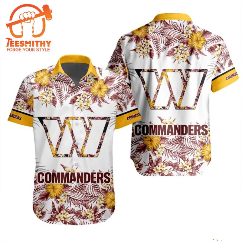 NFL Washington Commanders Special Floral Tropical Hawaiian Shirt