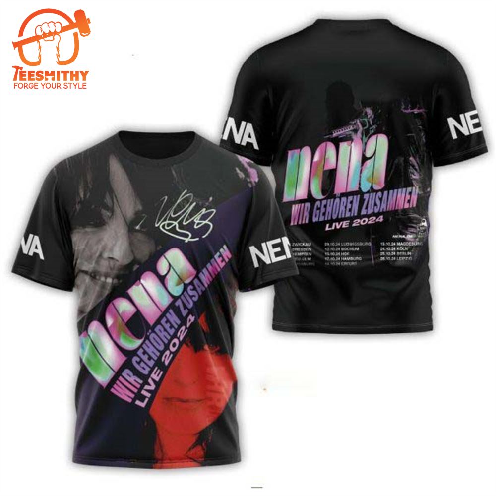 Nena We Belong Together Live 2024 3D T-Shirt