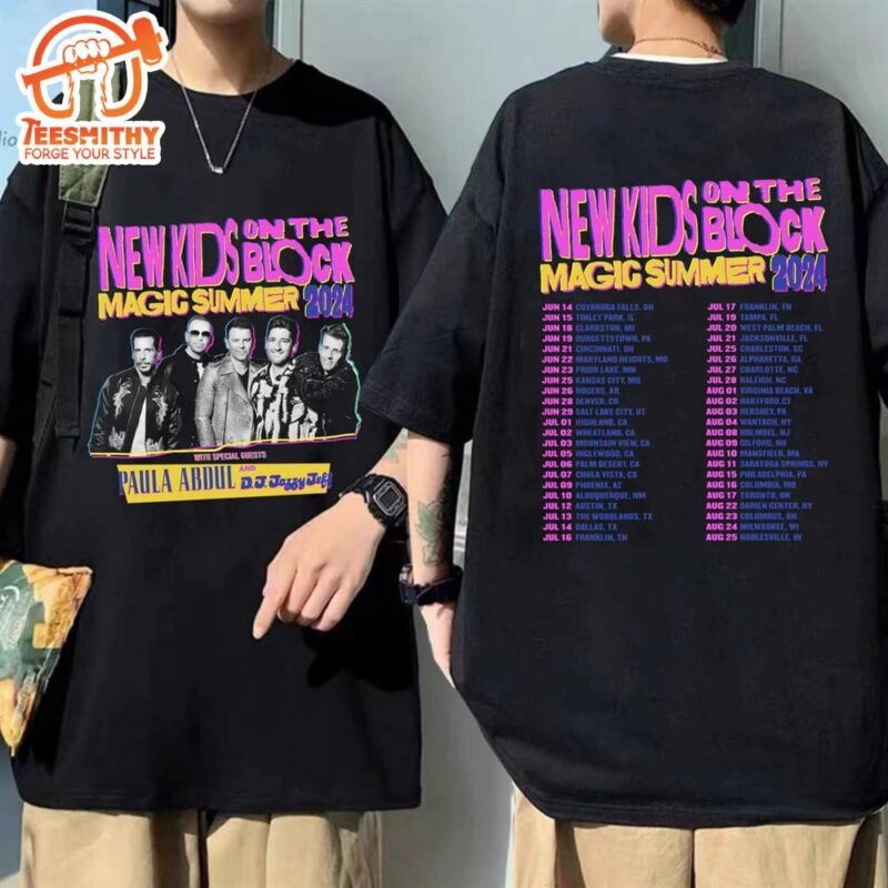 New Kids on the Block The Magic Summer Tour 2024 Shirt, New Kids on the Block Concert