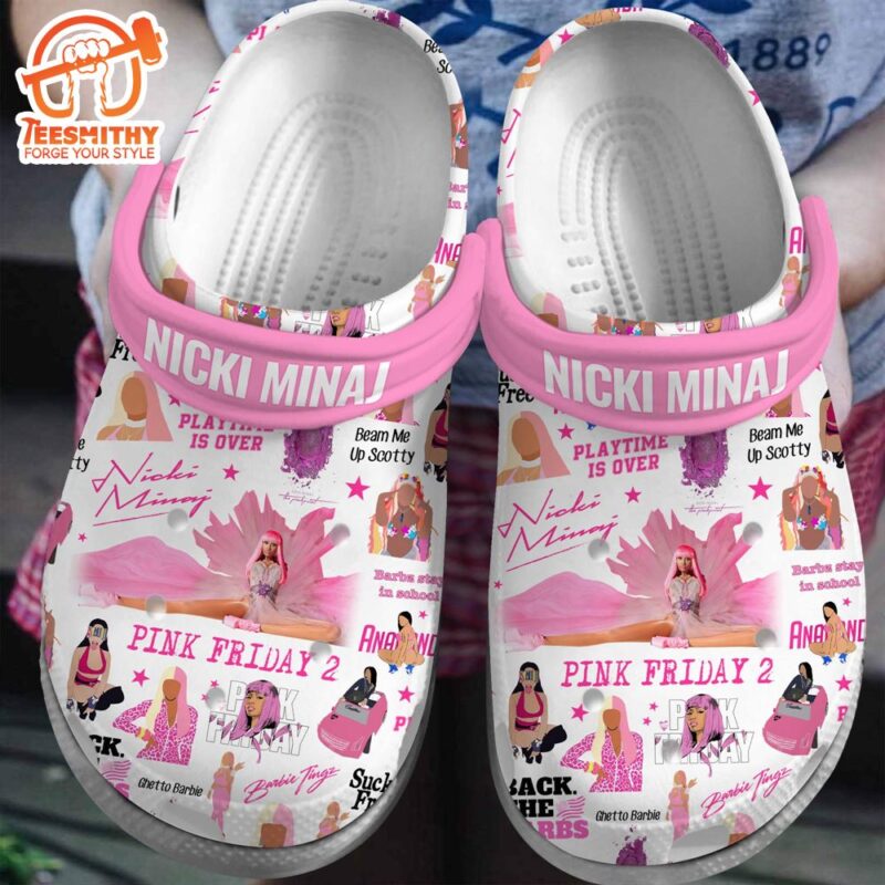 Nicki Minaj Music Crocs Clogs Shoes Comfortable For Men Women and Kids