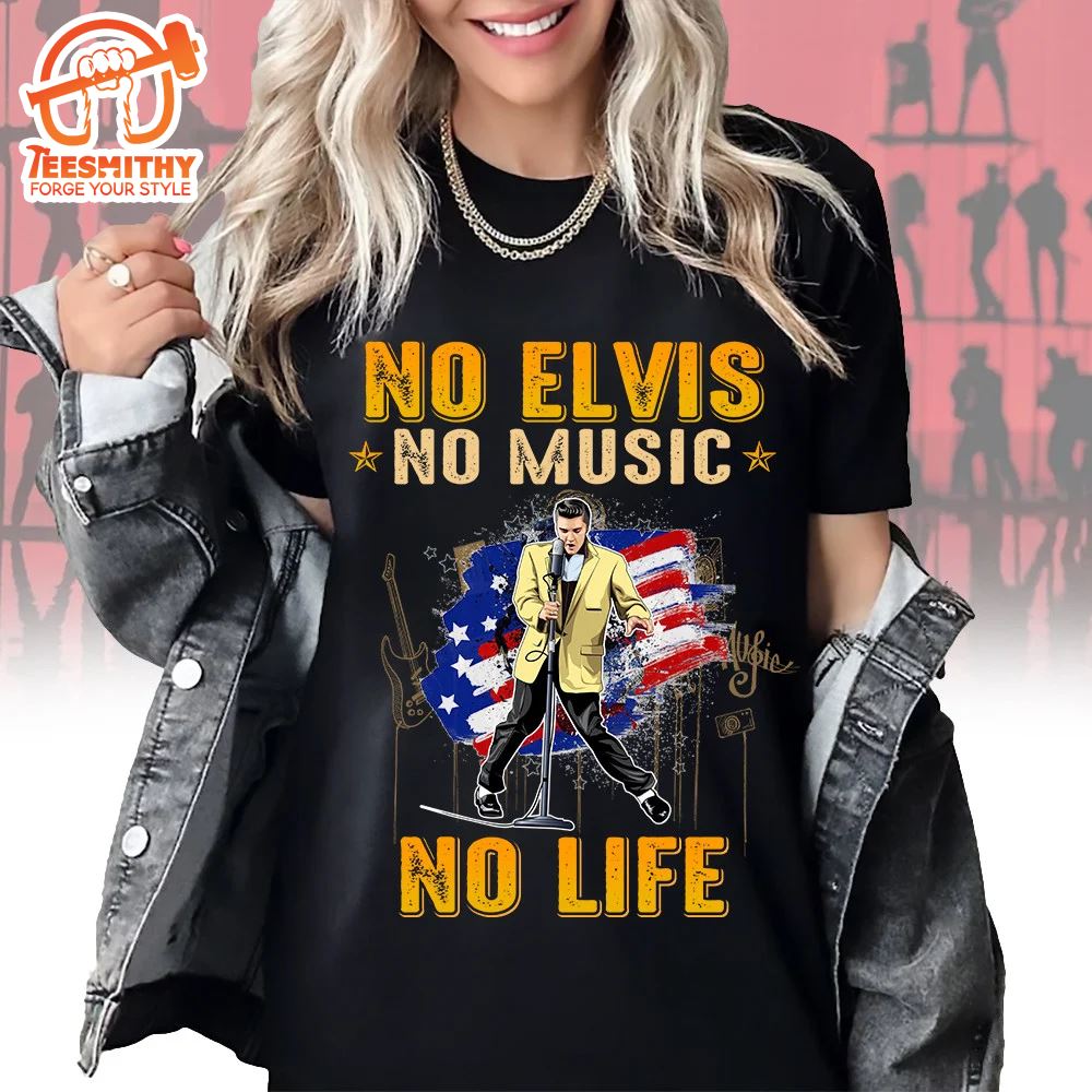 No Music No Elvis No Life Unisex T-shirt