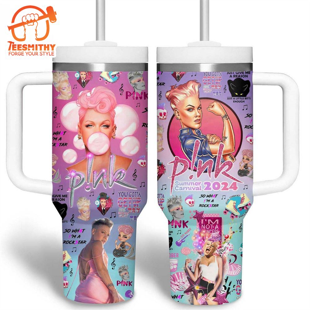 P!nk Summer Carnival 2024 Stanley Tumbler 40OZ