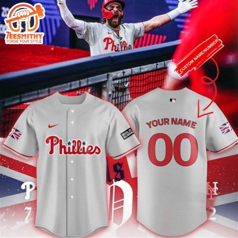 Personalized Philadelphia Phillies MLB 2024 Crossing The Pond Baseball Jersey