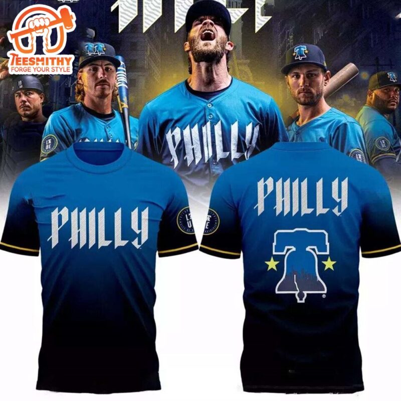 Philadelphia Phillies 2024 Philly City Connect Shirt 3D Shirt