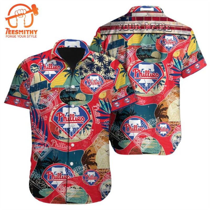 Philadelphia Phillies MLB Custom Hawaiian Shirt For Men Women Gift For Fans