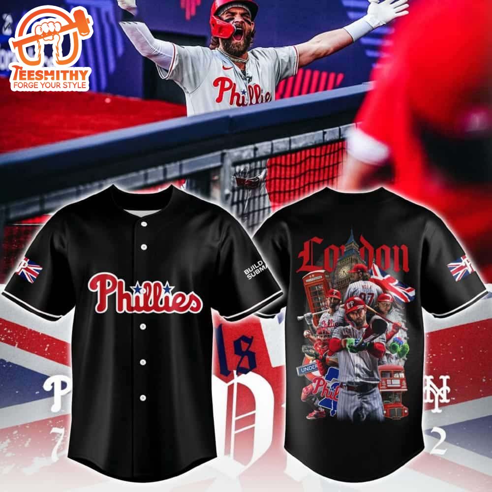 Phillies 2024 Crossing the Pond Baseball Jersey