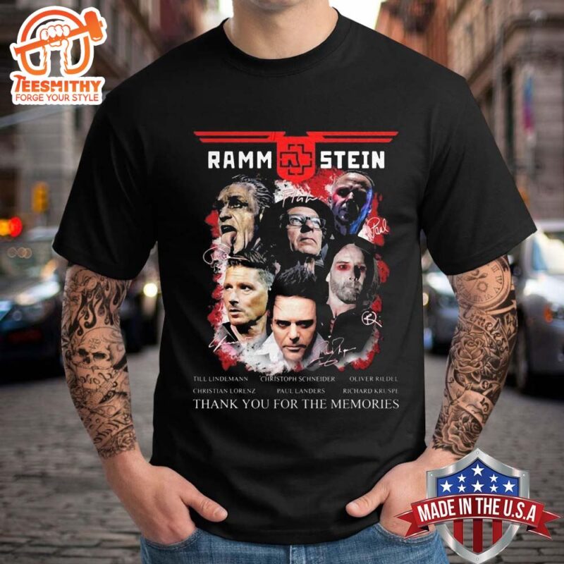 Rammstein Thank You For The Memories Shirt