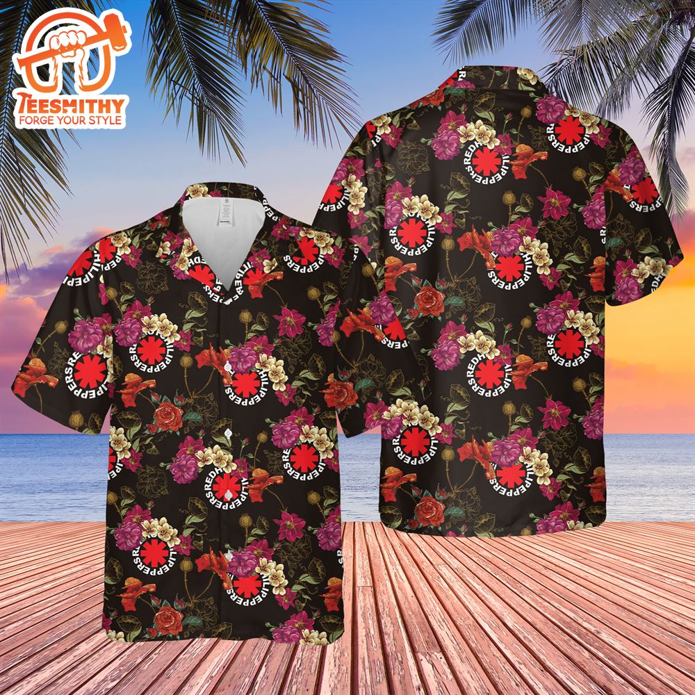 Red Hot Chili Peppers Button Up Hawaiian Shirts