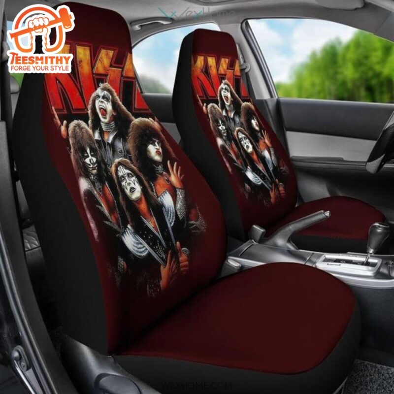 Rock Band Kiss Band Art Car Seat Covers Amazing Gift