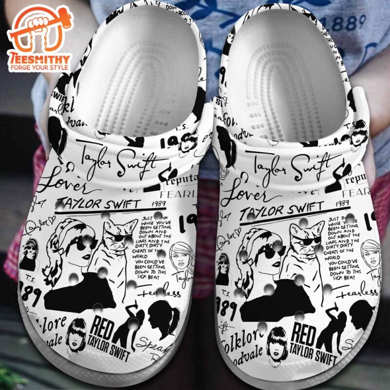 Taylor Swift Music Crocs Crocband Clogs Shoes Comfortable For Men Women and Kids