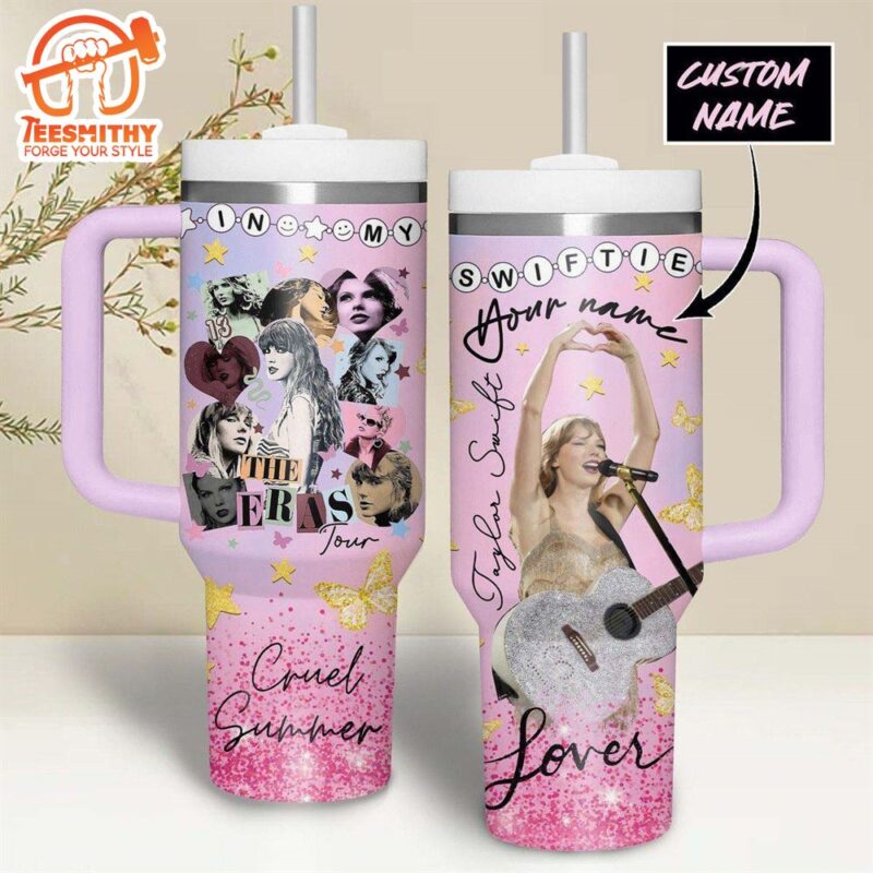 Taylor Swift The Eras Tour Custom Name Stanley Cup Tumbler