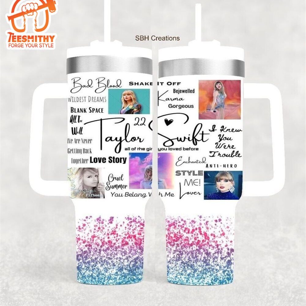 Taylor Swift Tour 2024 40 OZ Stanley Tumbler