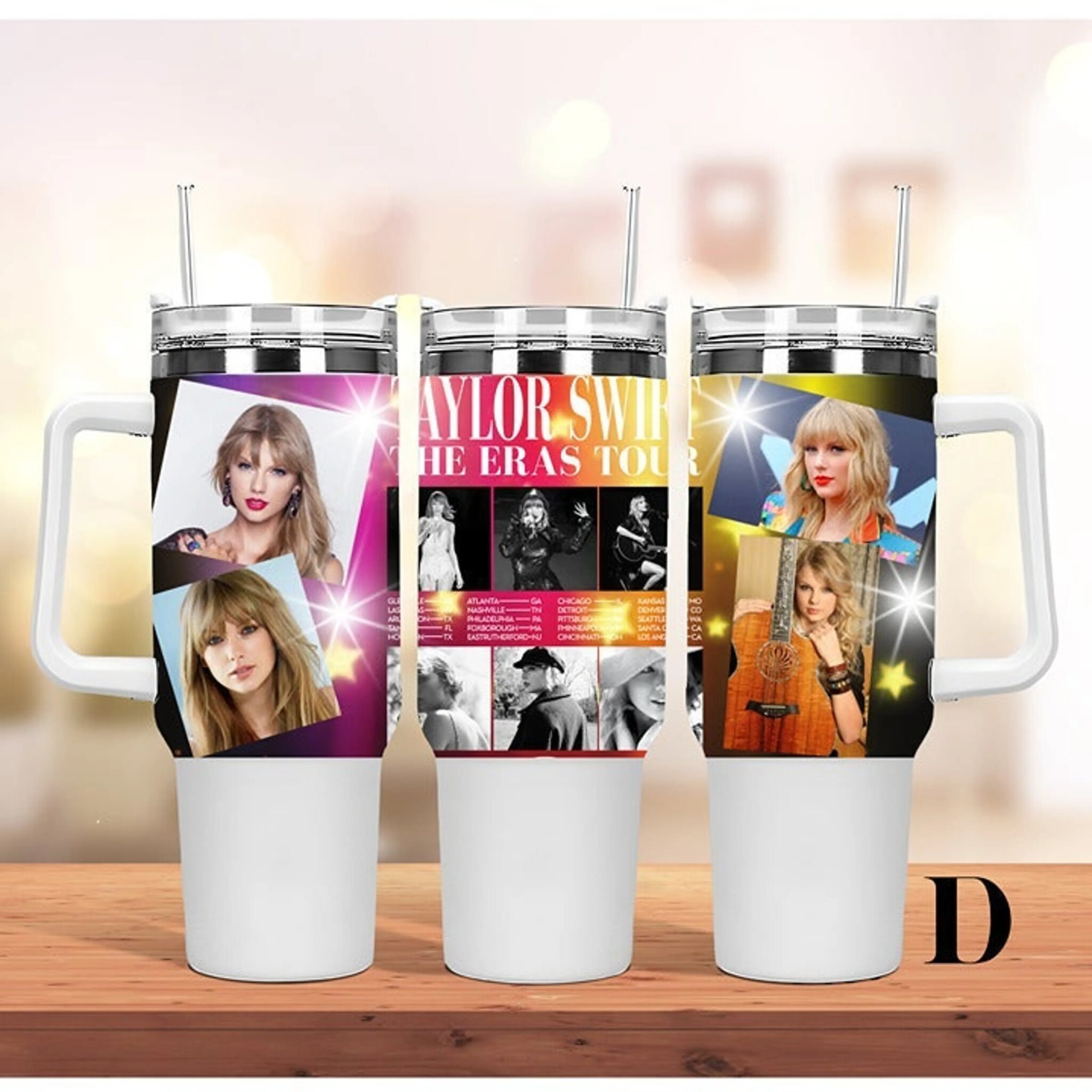 Taylor Swift The Eras Tour Custom Name Stanley Cup Tumbler - Teesmithy